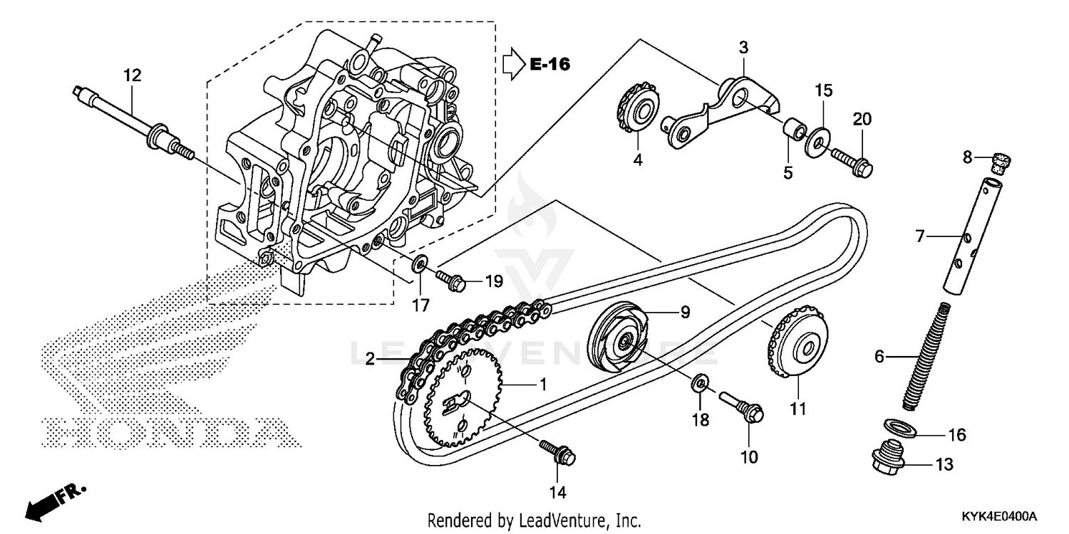 CAM CHAIN@TENSIONER