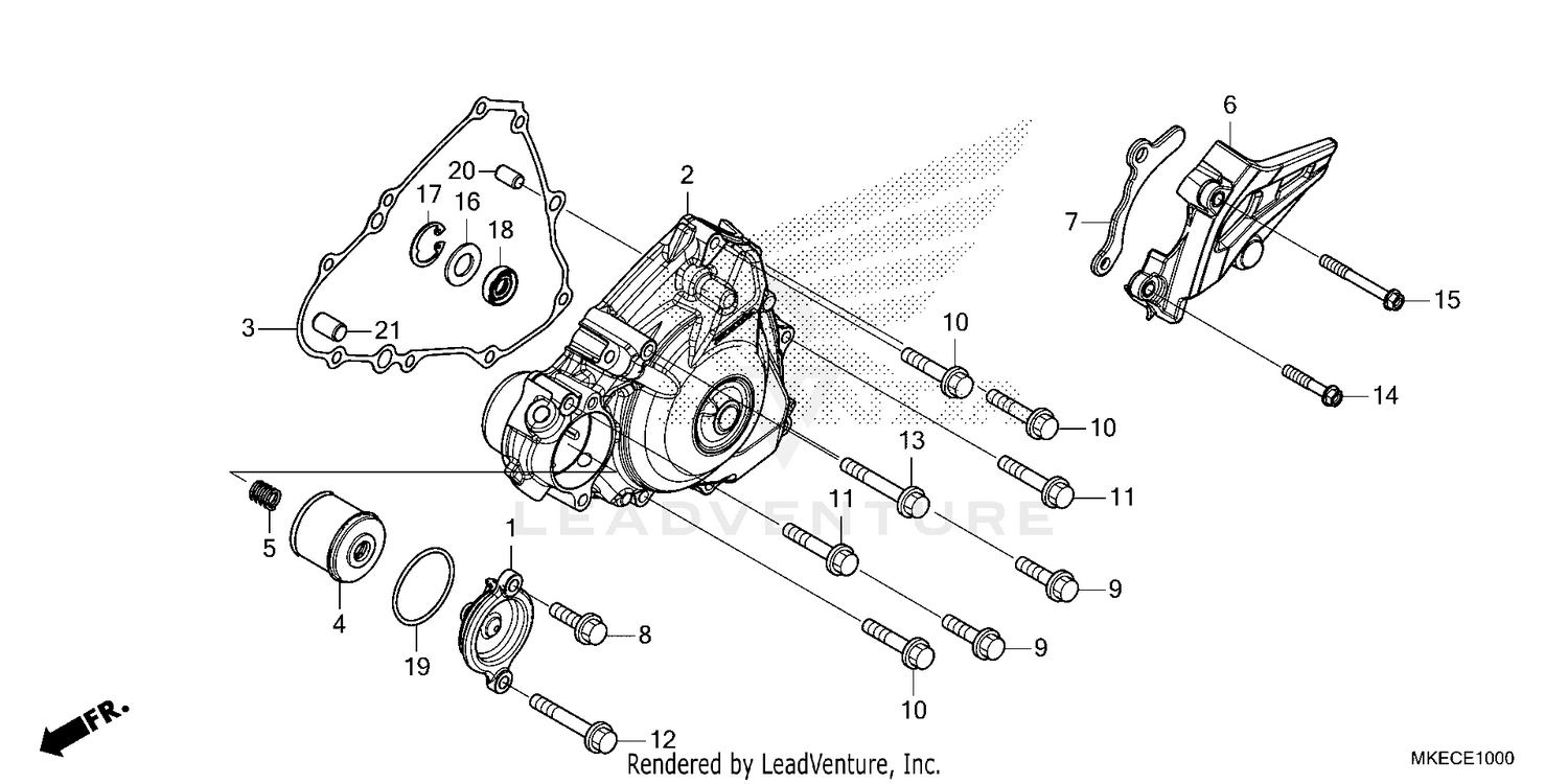 LEFT CRANKCASE COVER