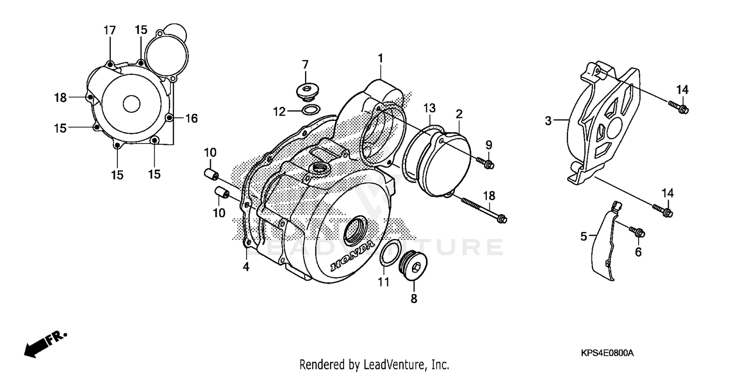 LEFT CRANKCASE COVER