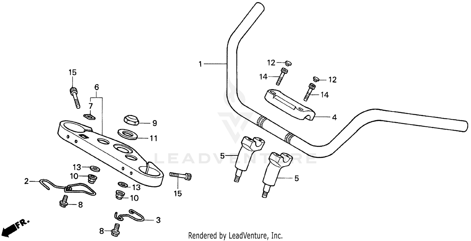 HANDLEBAR + TOP BRIDGE