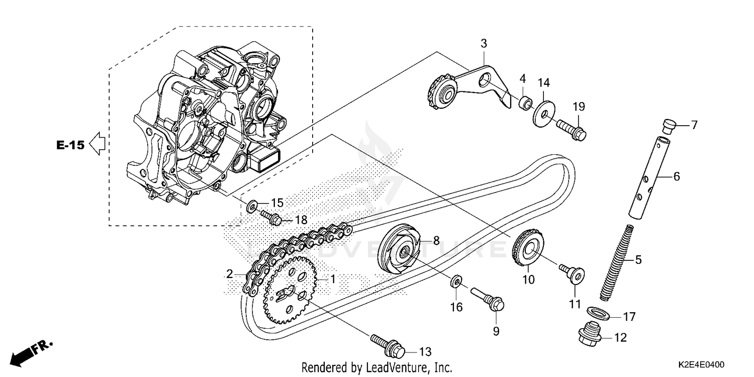 CAM CHAIN@TENSIONER