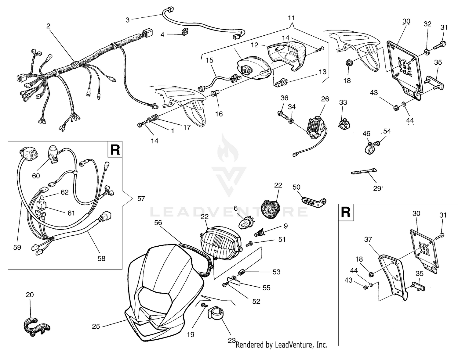 Electric sys., plate holder