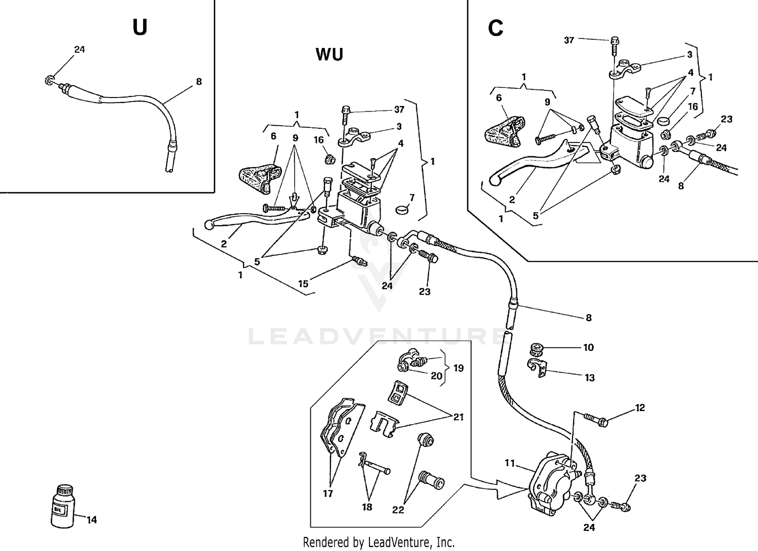 Fronthydraulic Brake