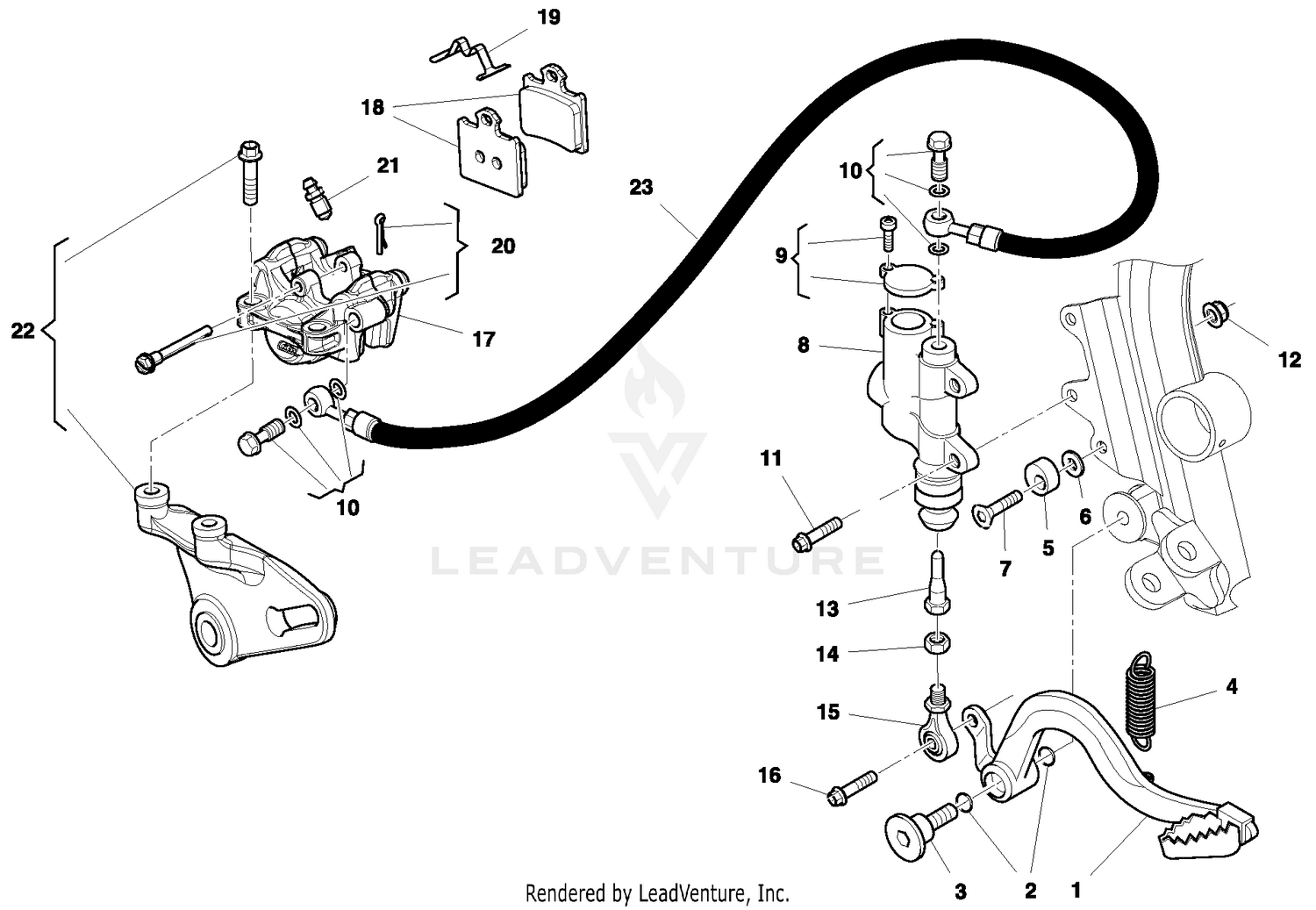Rear Hydraulic Brake