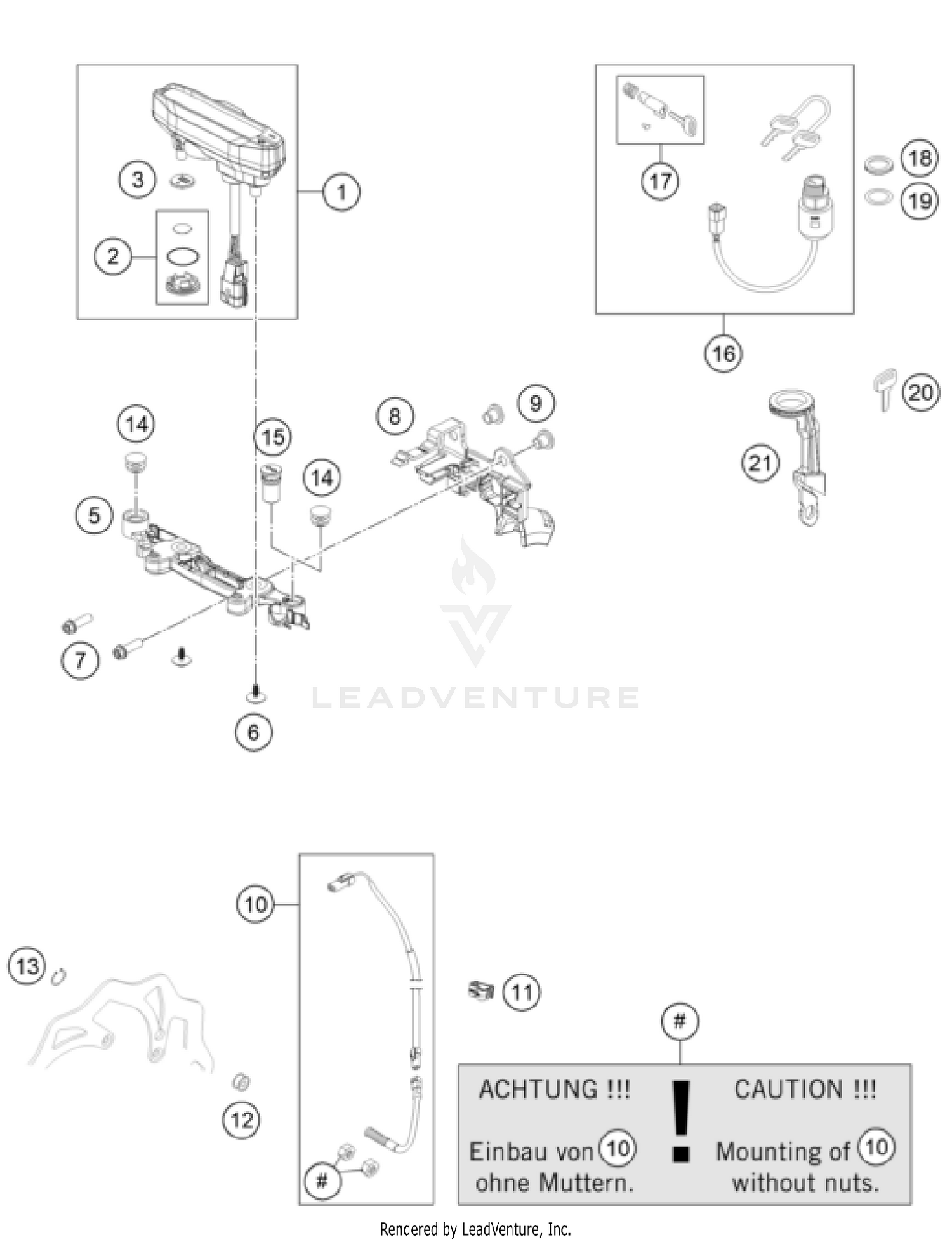 INSTRUMENTS / LOCK SYSTEM