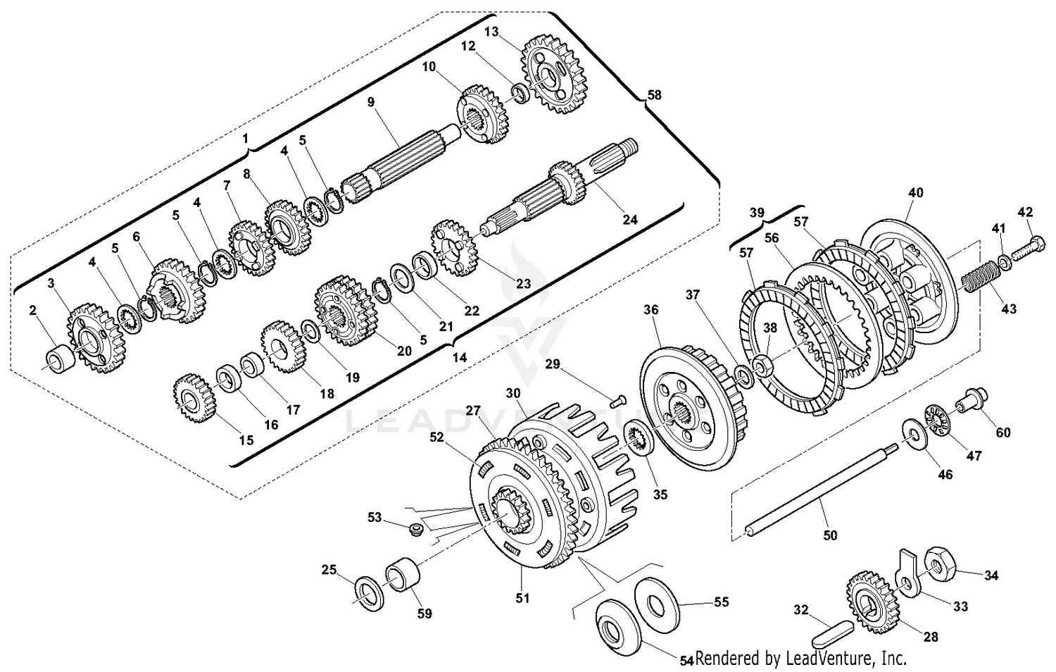 Primary Drive, Clutch