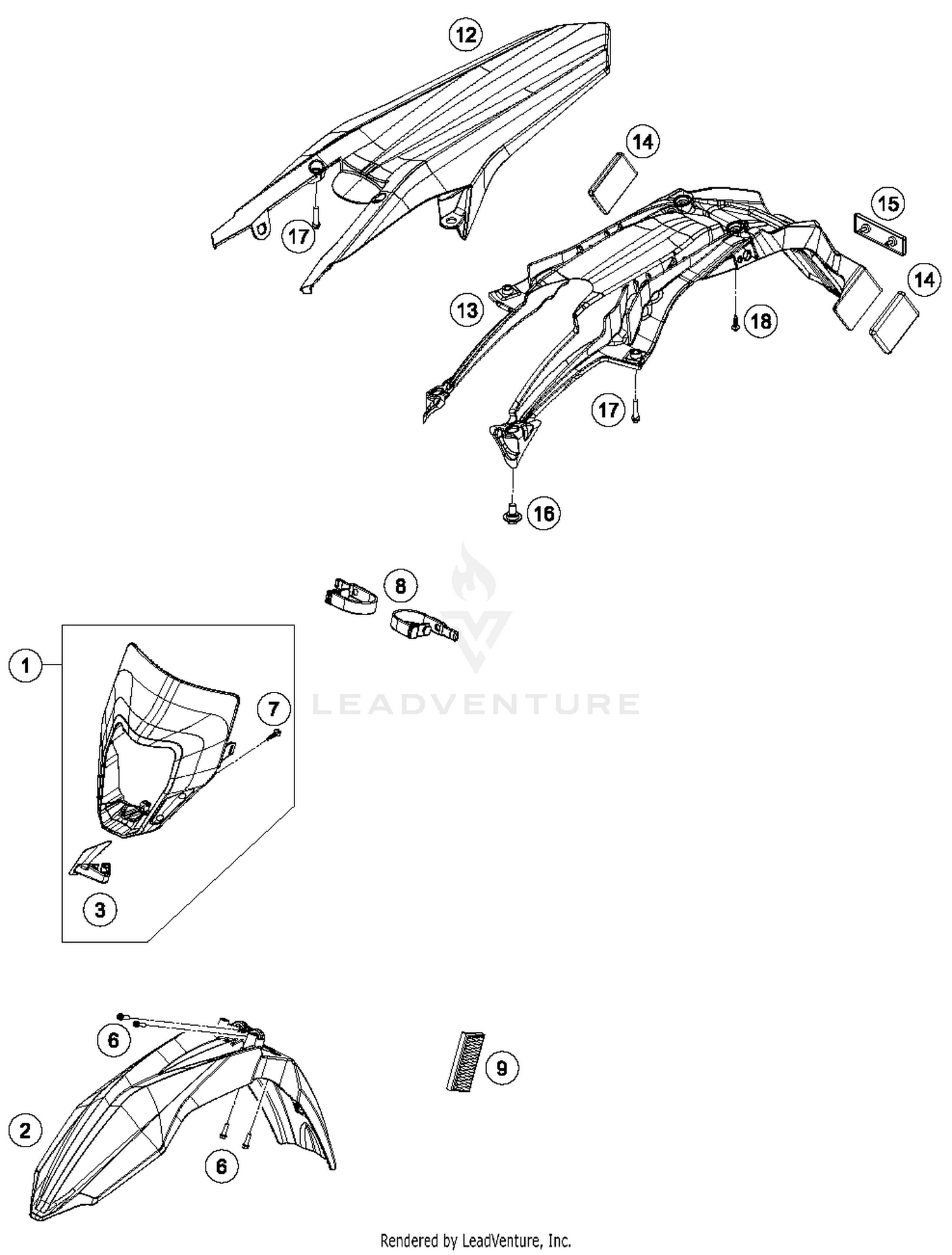 Mask, Fenders