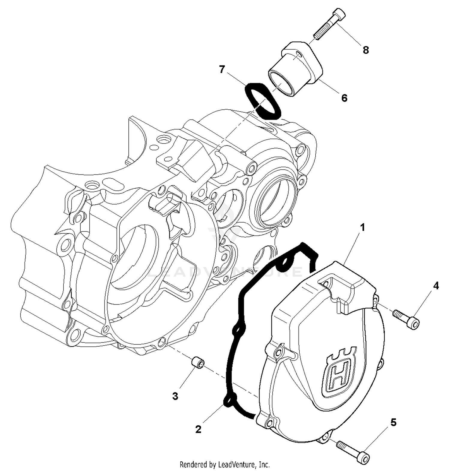 L.H. Half Crankcase Covers
