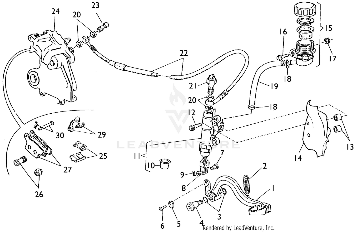 Rear Hydraulic Brake