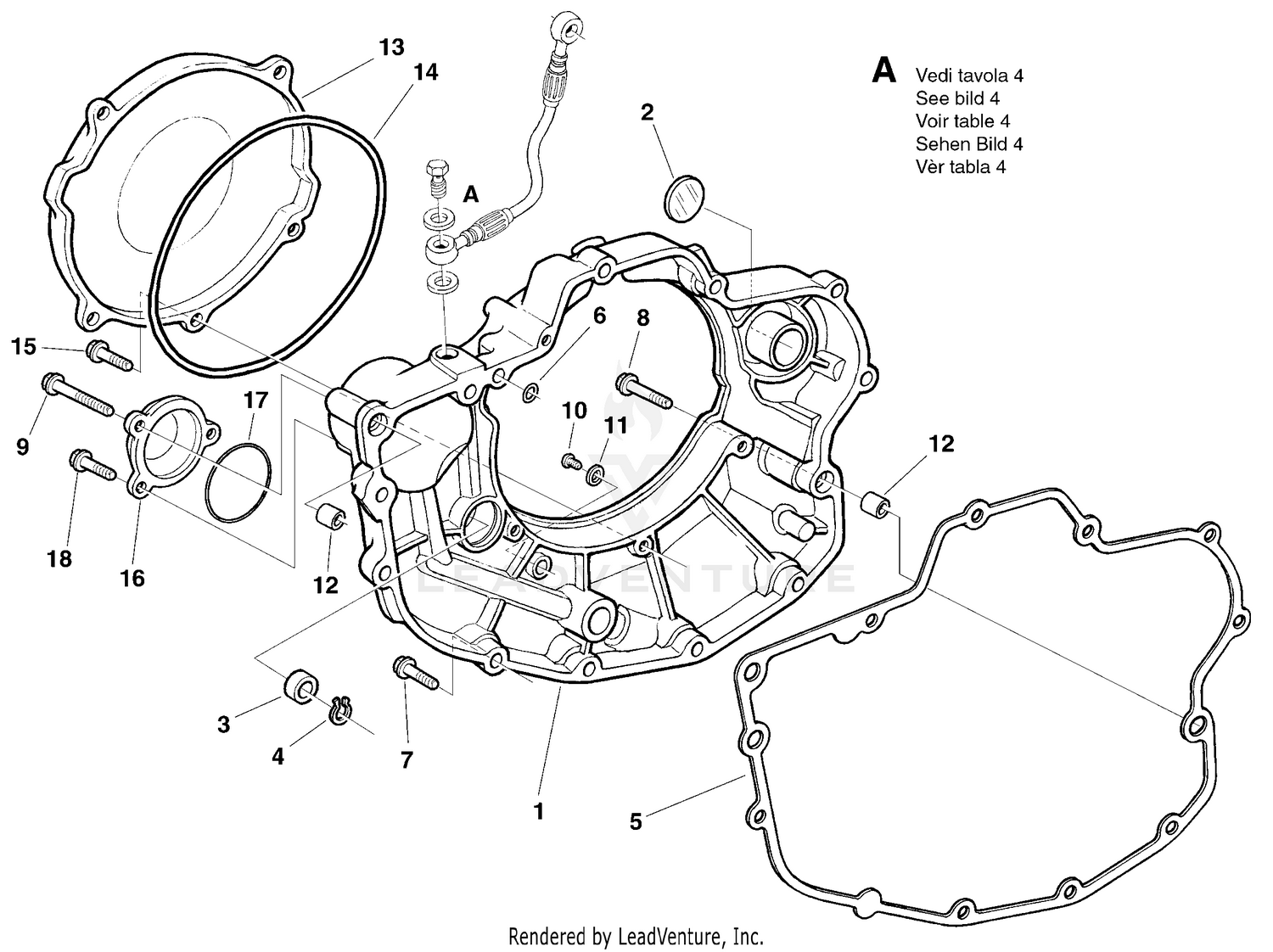 R.H. Half Crankcase Covers