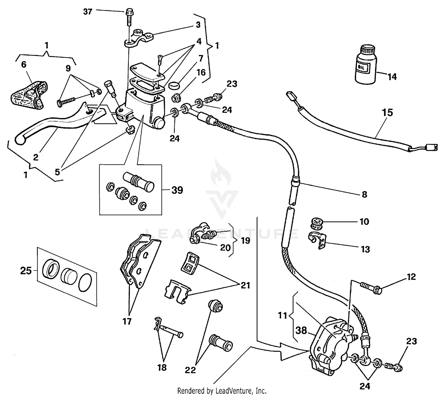 Front Hydraulic Brake