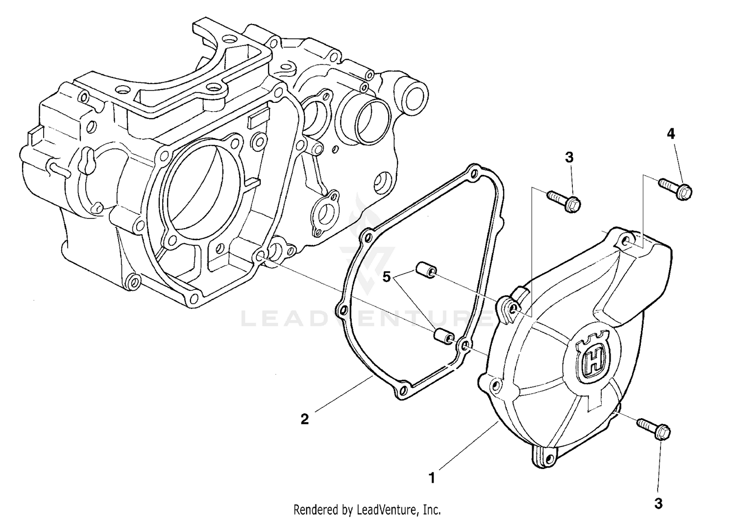 L.H. Half Crankcase Covers