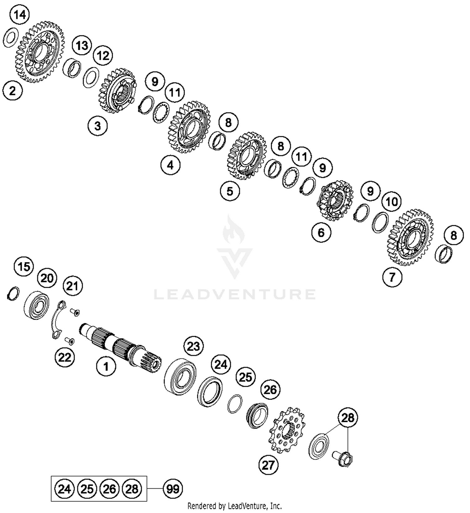 Transmission I - Countershaft