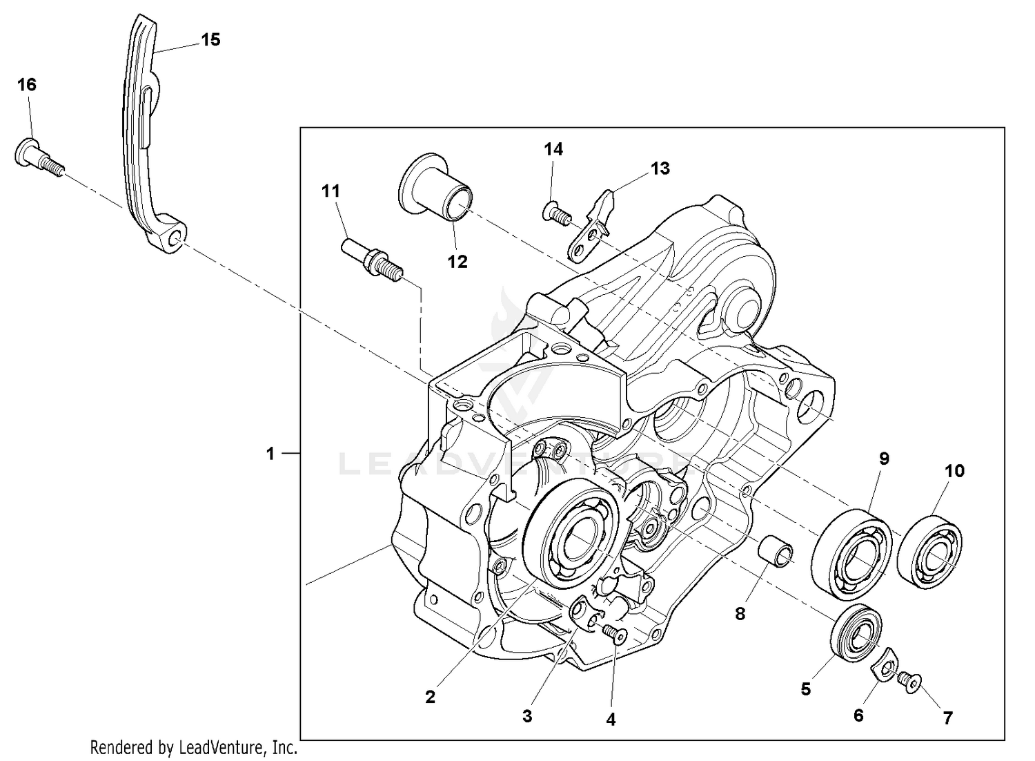 R.H. Half Crankcase