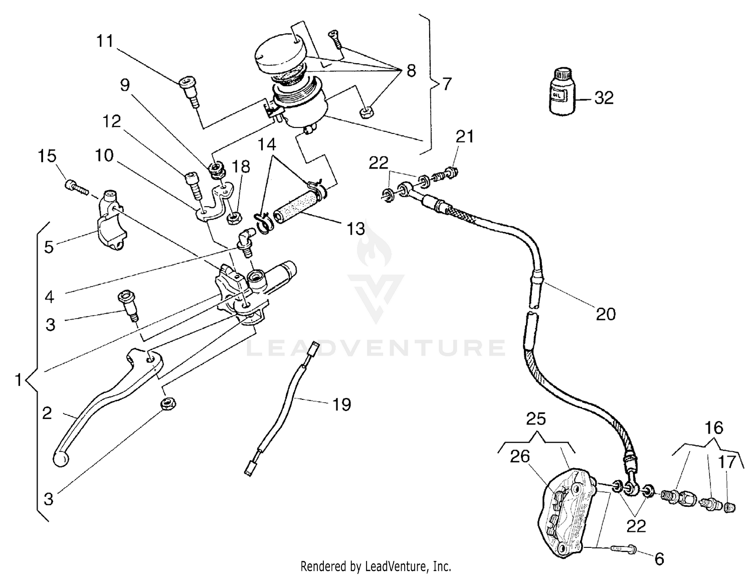 Front Hydraulic Brake