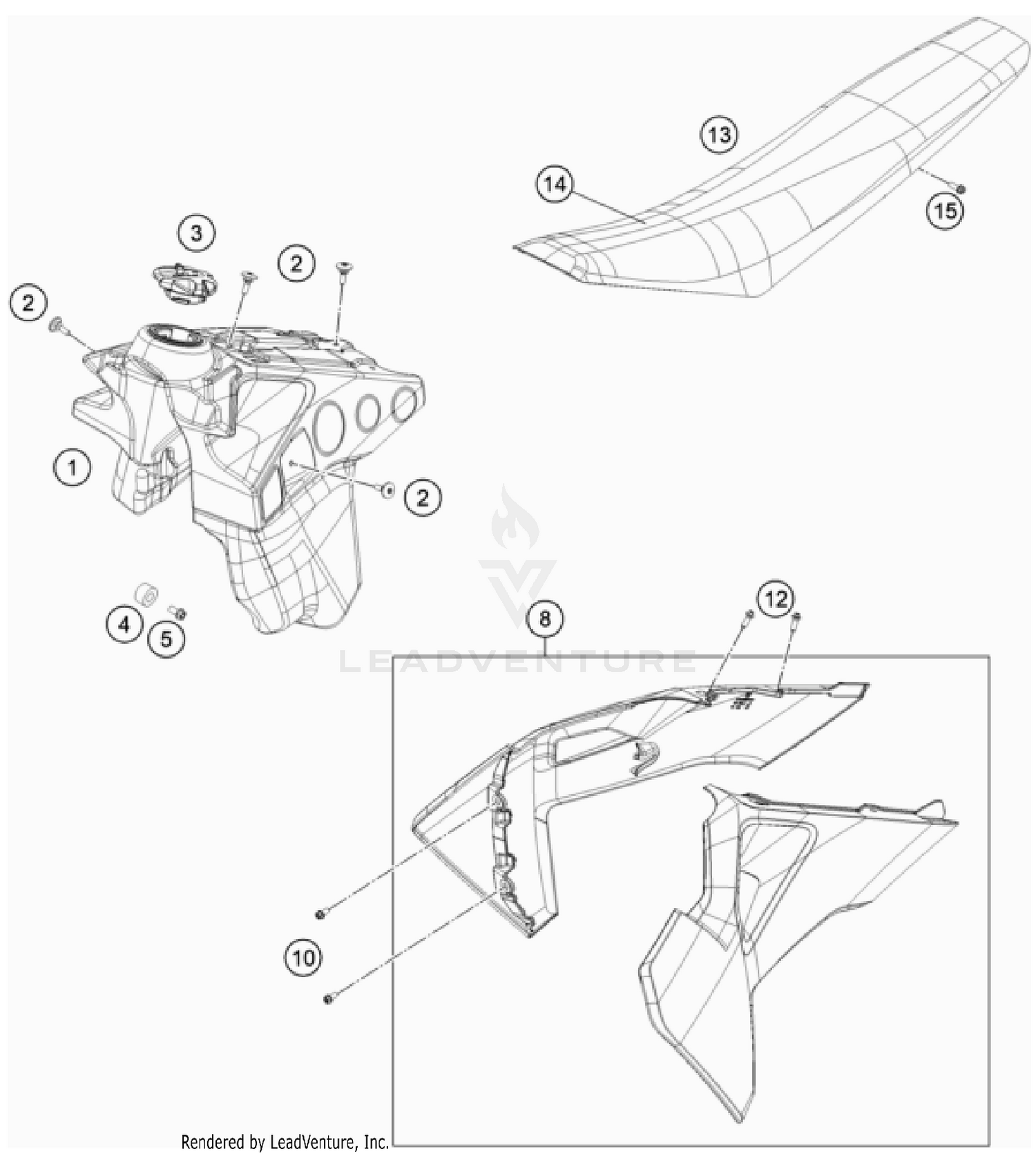 TANK, SEAT