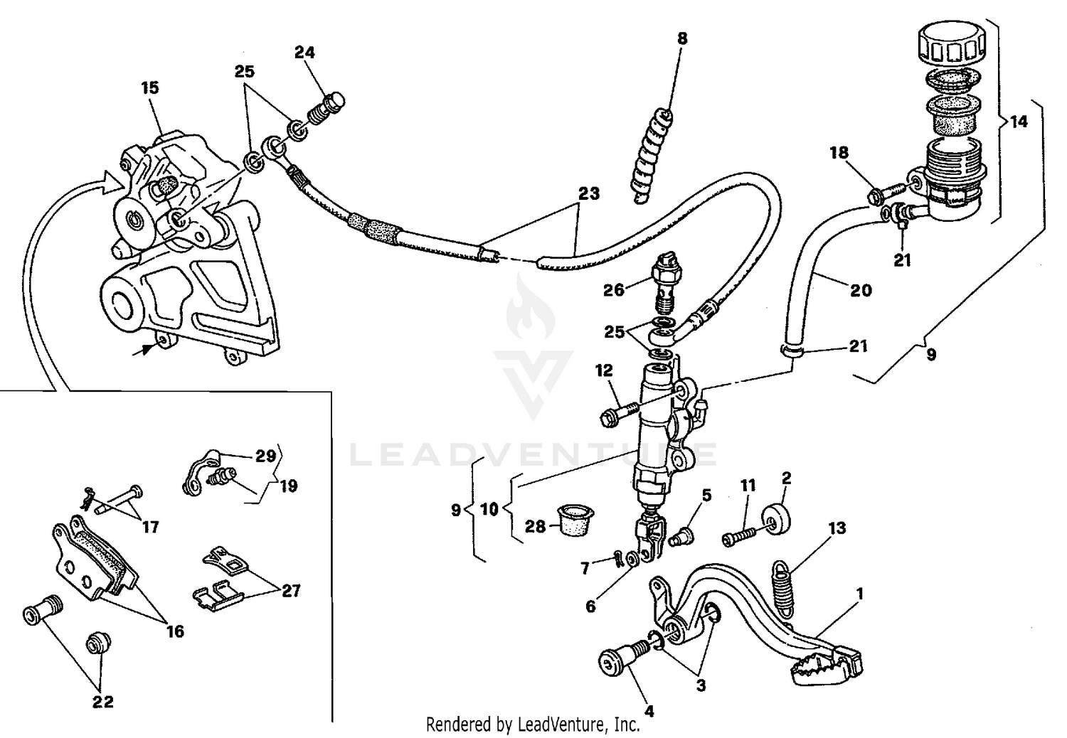 Rear Hydraulic Brake