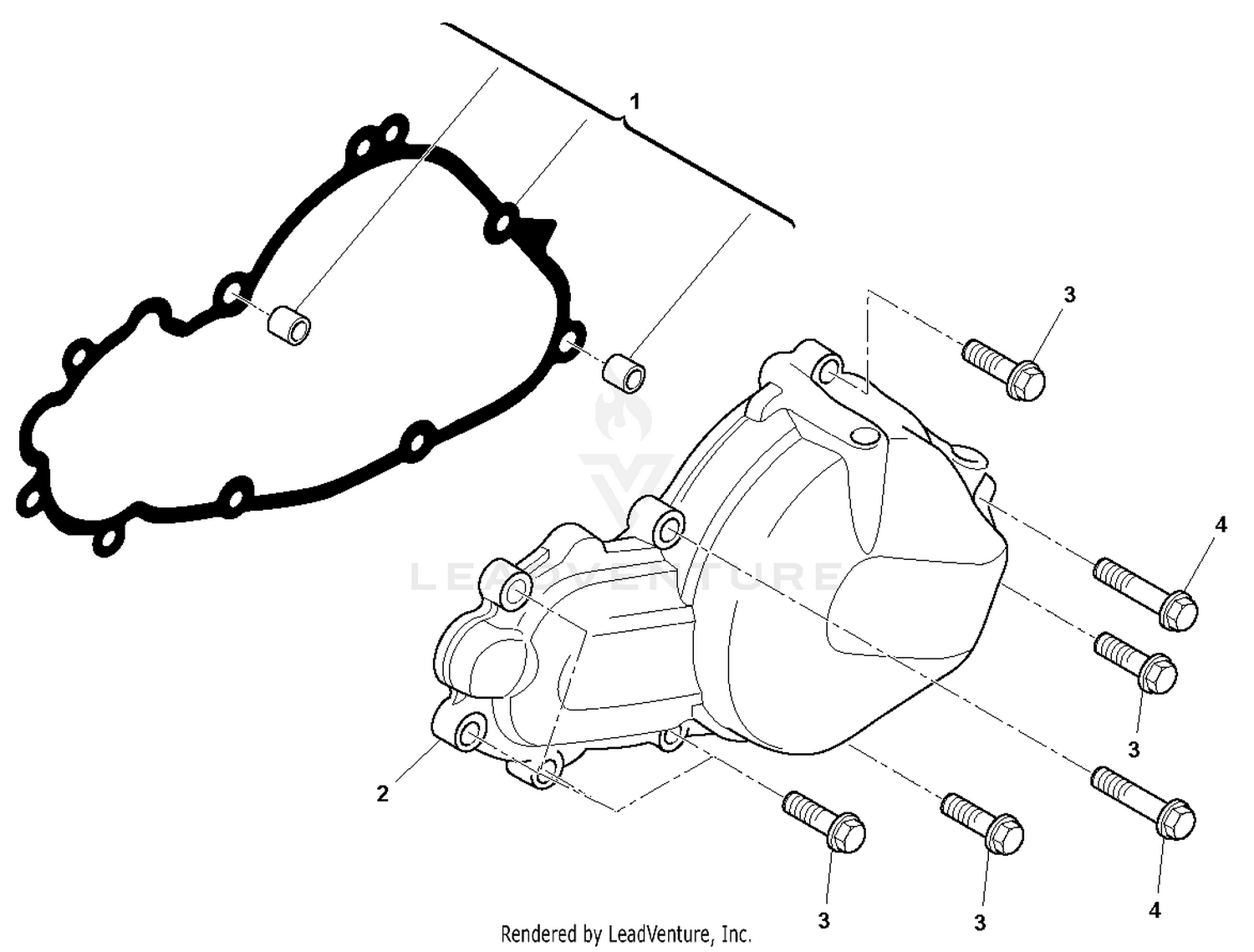 L.H. Half Crankcase Covers