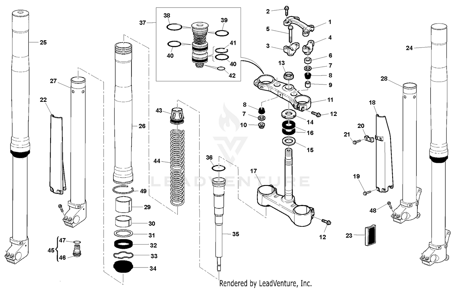 Front Fork Assembly