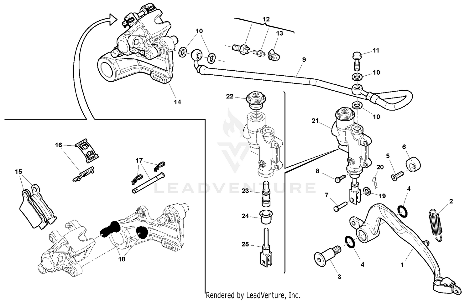 Rear Hydraulic Brake