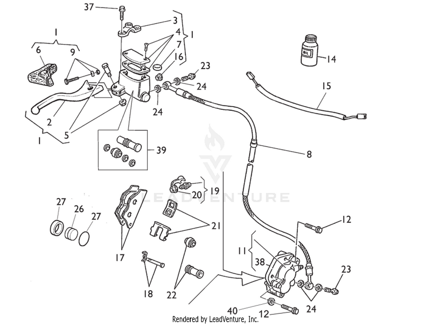 Front Hydraulic Brake