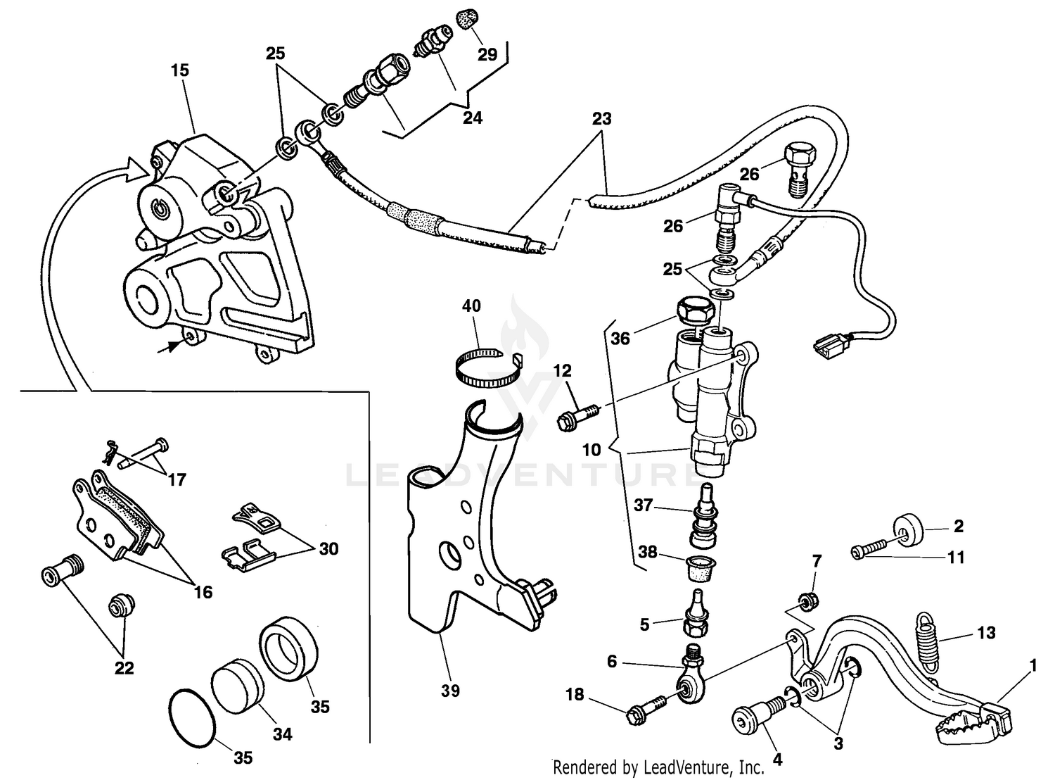 Rear Hydraulic Brake