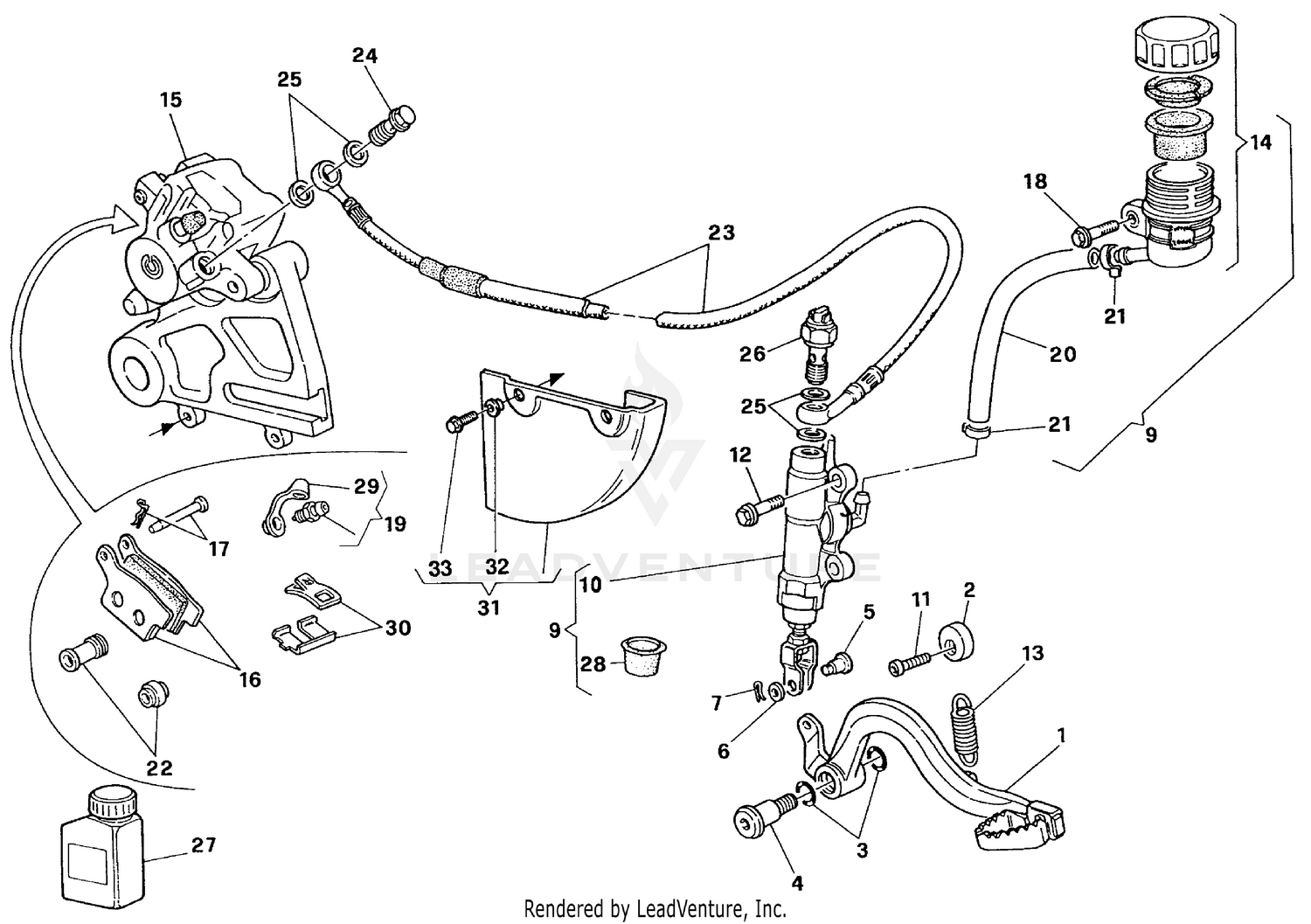 Rear Hydraulic Brake