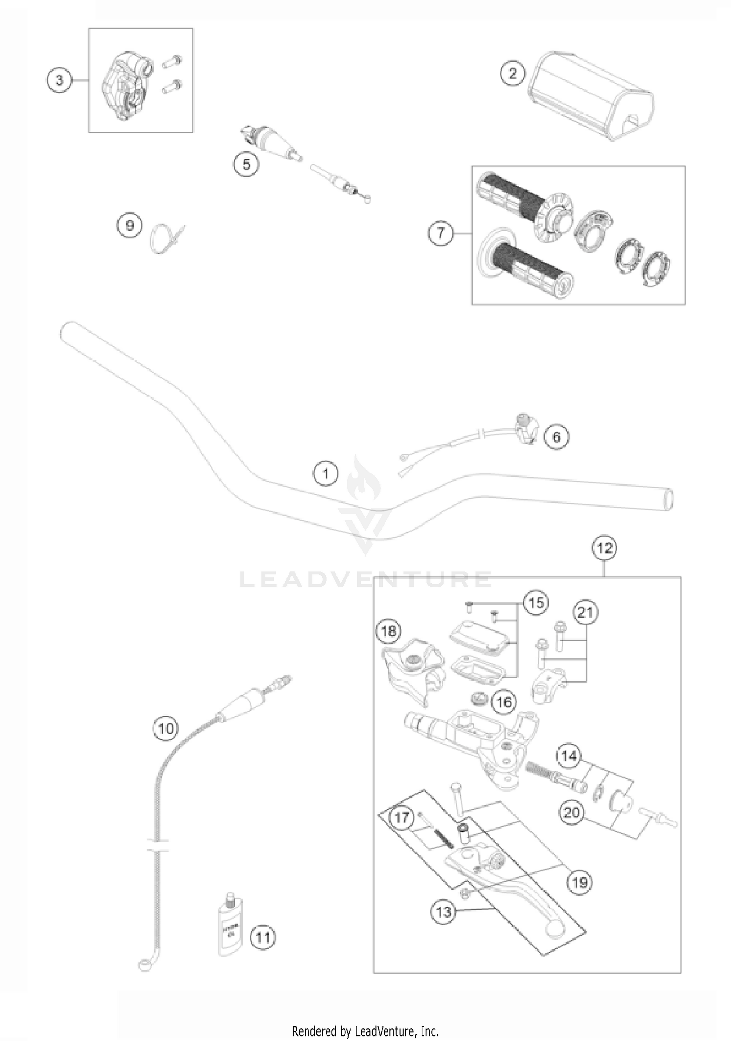 HANDLEBAR, CONTROLS