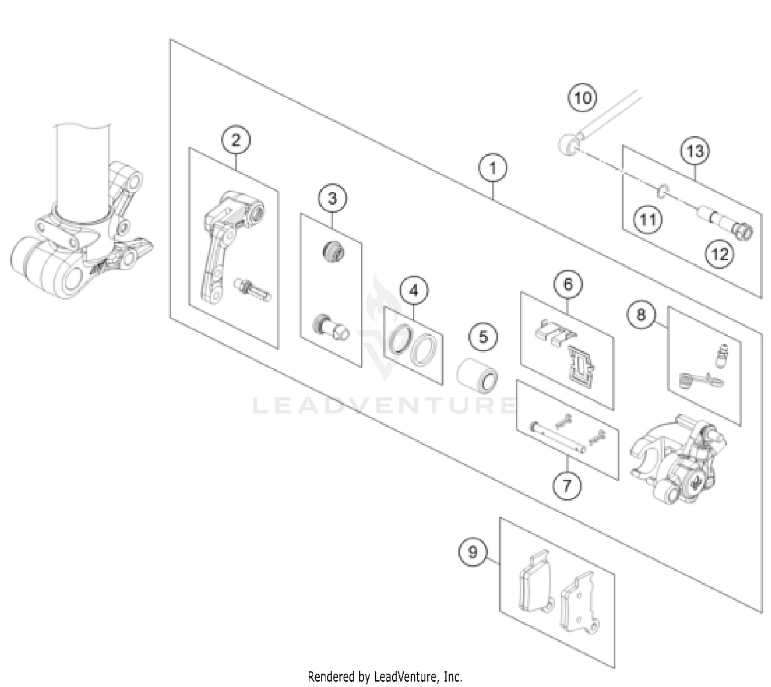 FRONT BRAKE CALIPER