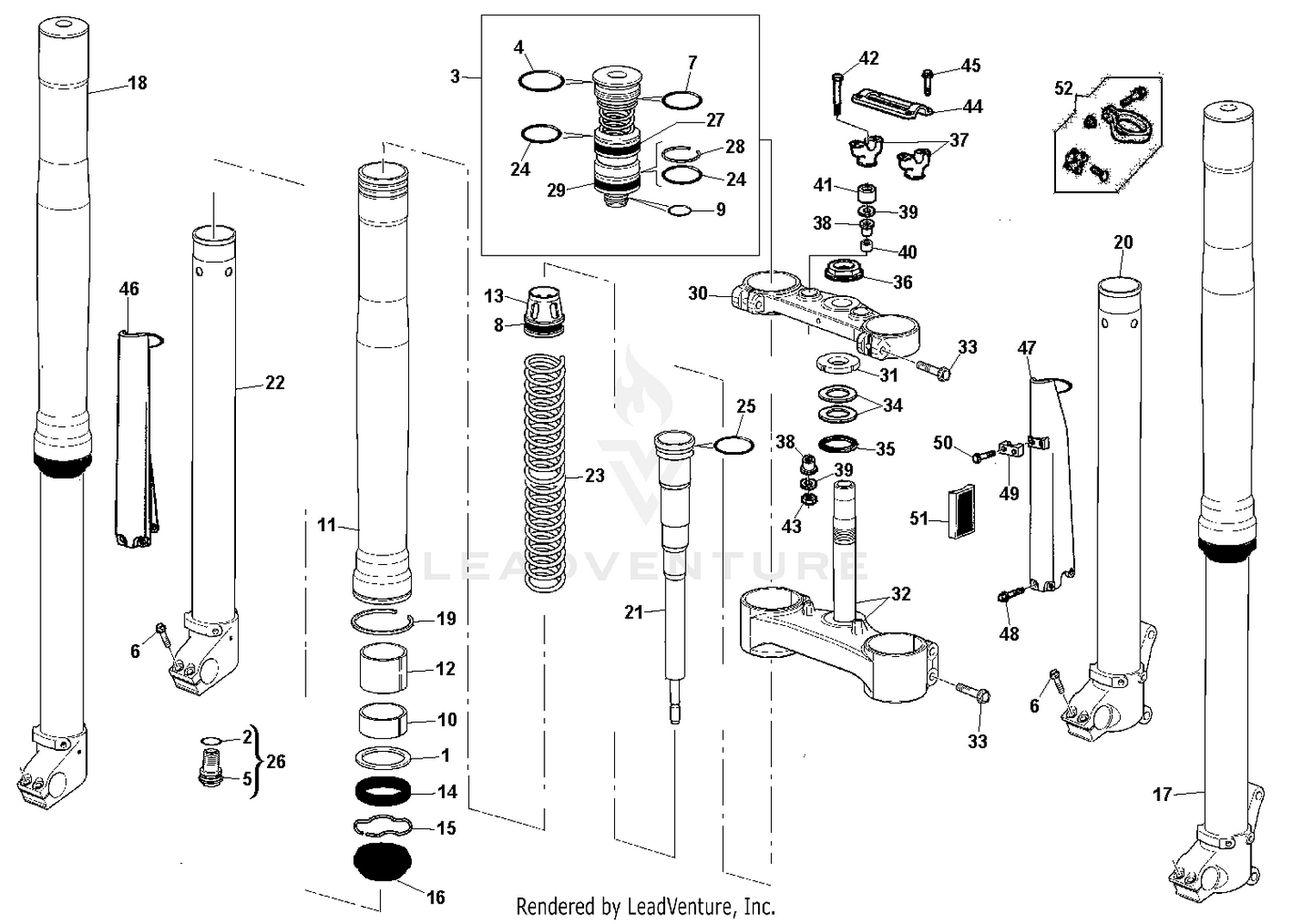 Front Fork Assembly