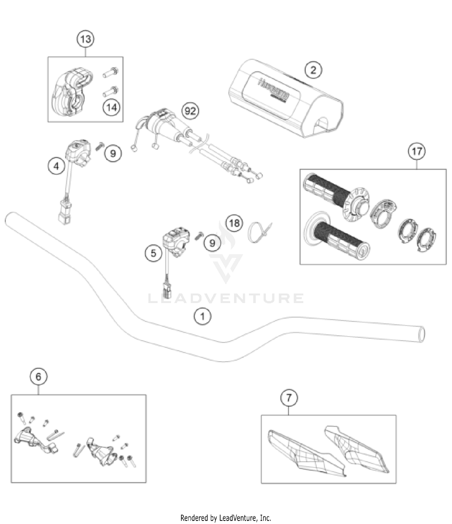 HANDLEBAR, CONTROLS