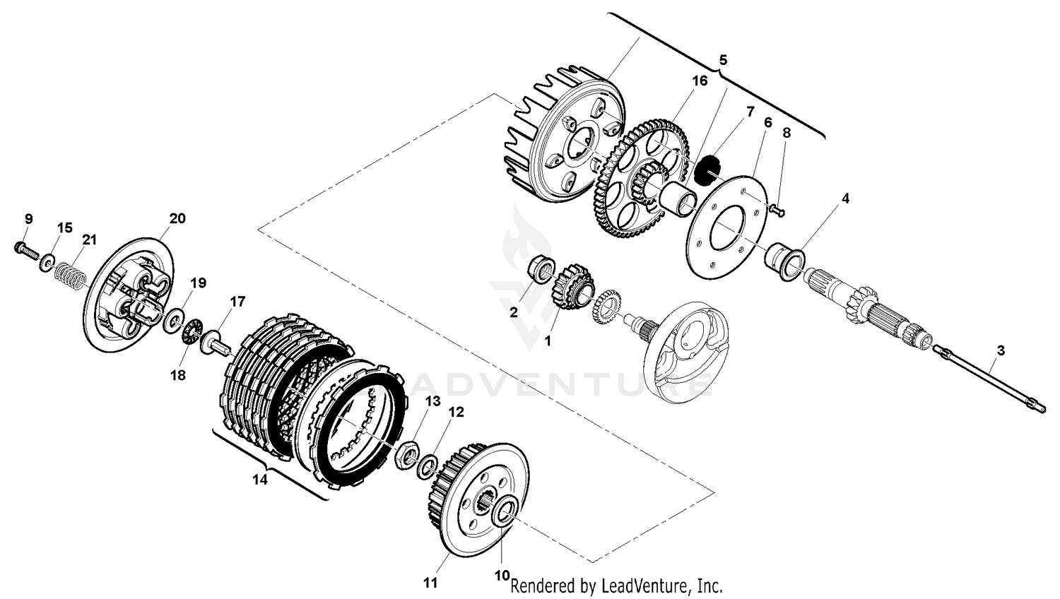 Primary Drive, Clutch