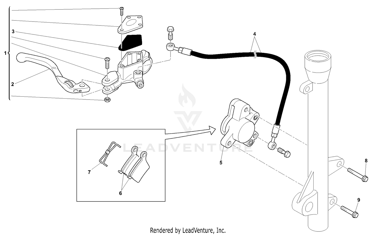 Front Hydraulic Brake