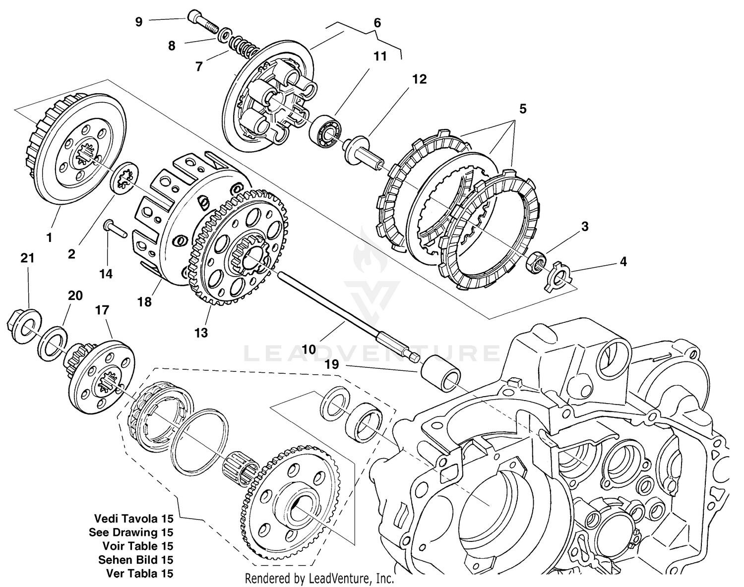 Primary Drive, Clutch