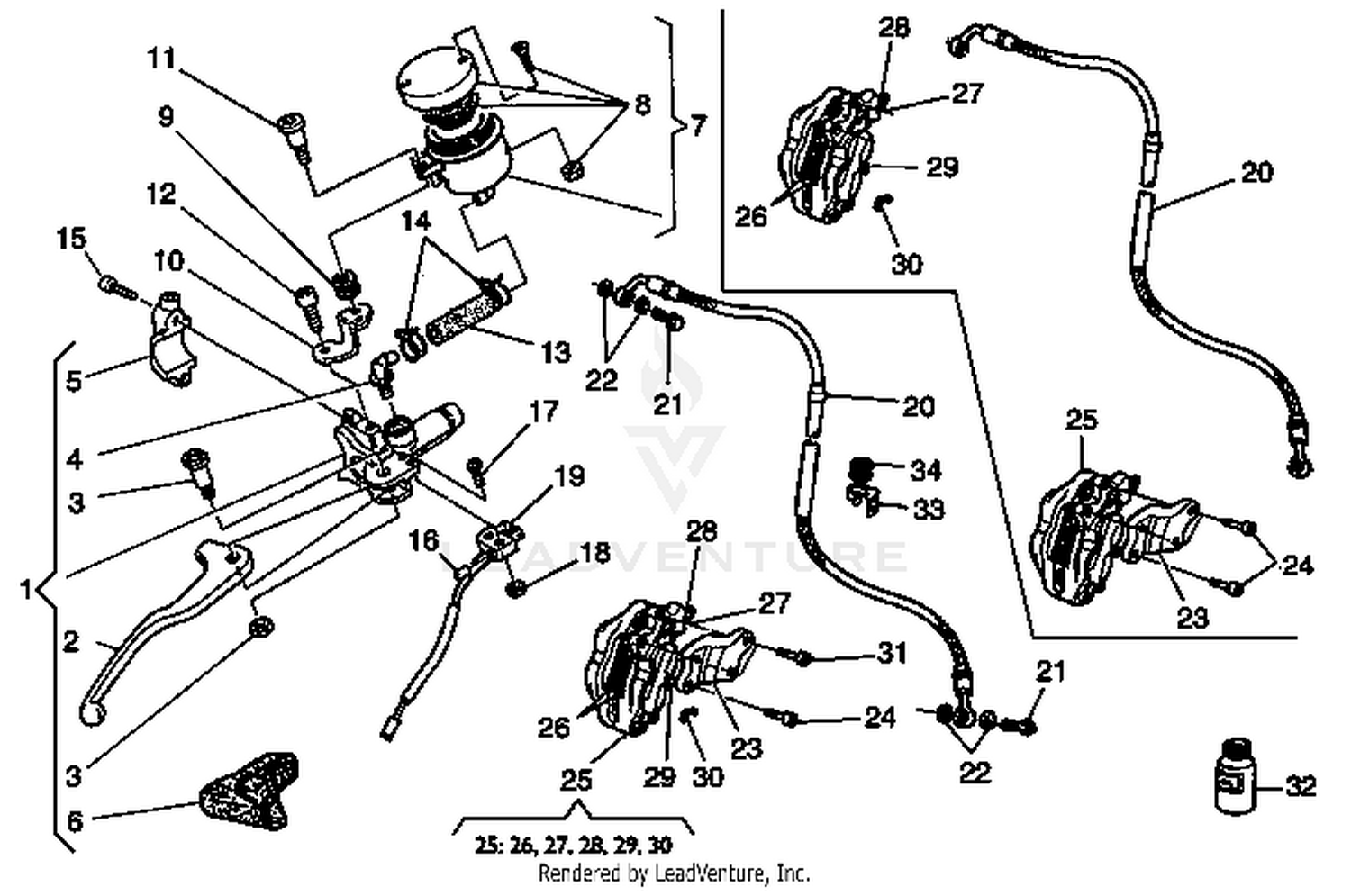 Front Hydraulic Brake