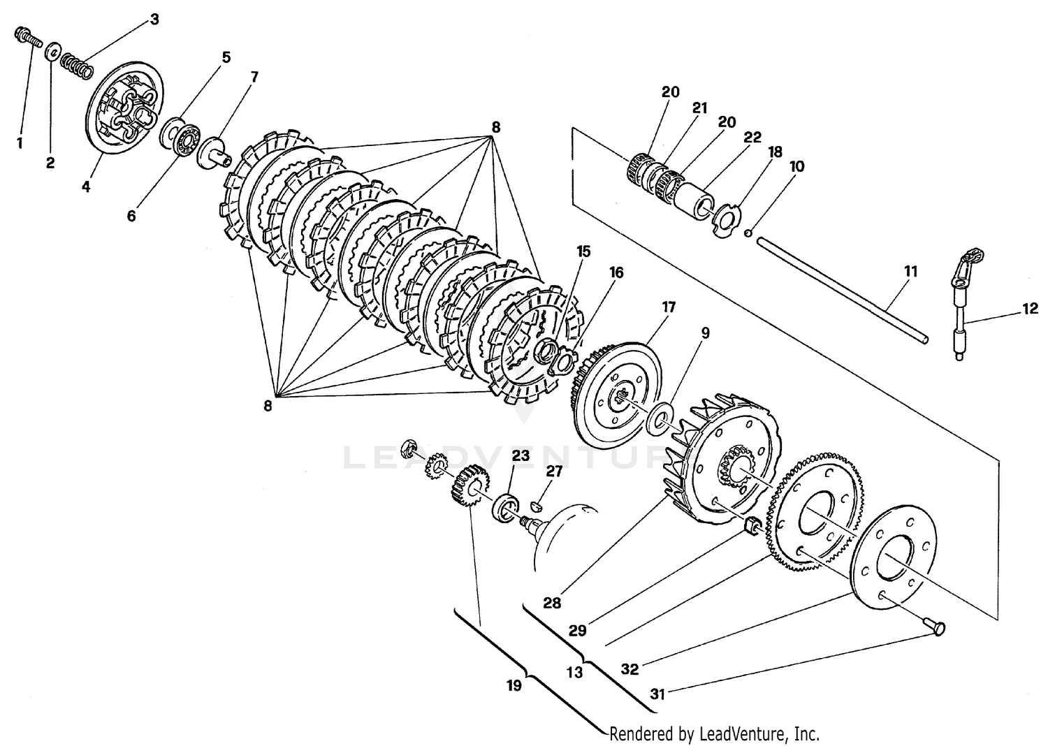 Clutch, Primary Drive