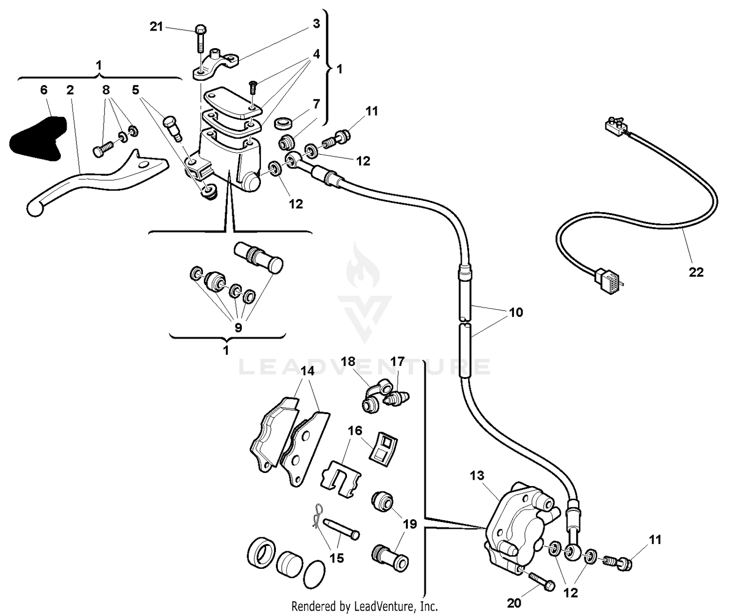 Front Hydraulic Brake