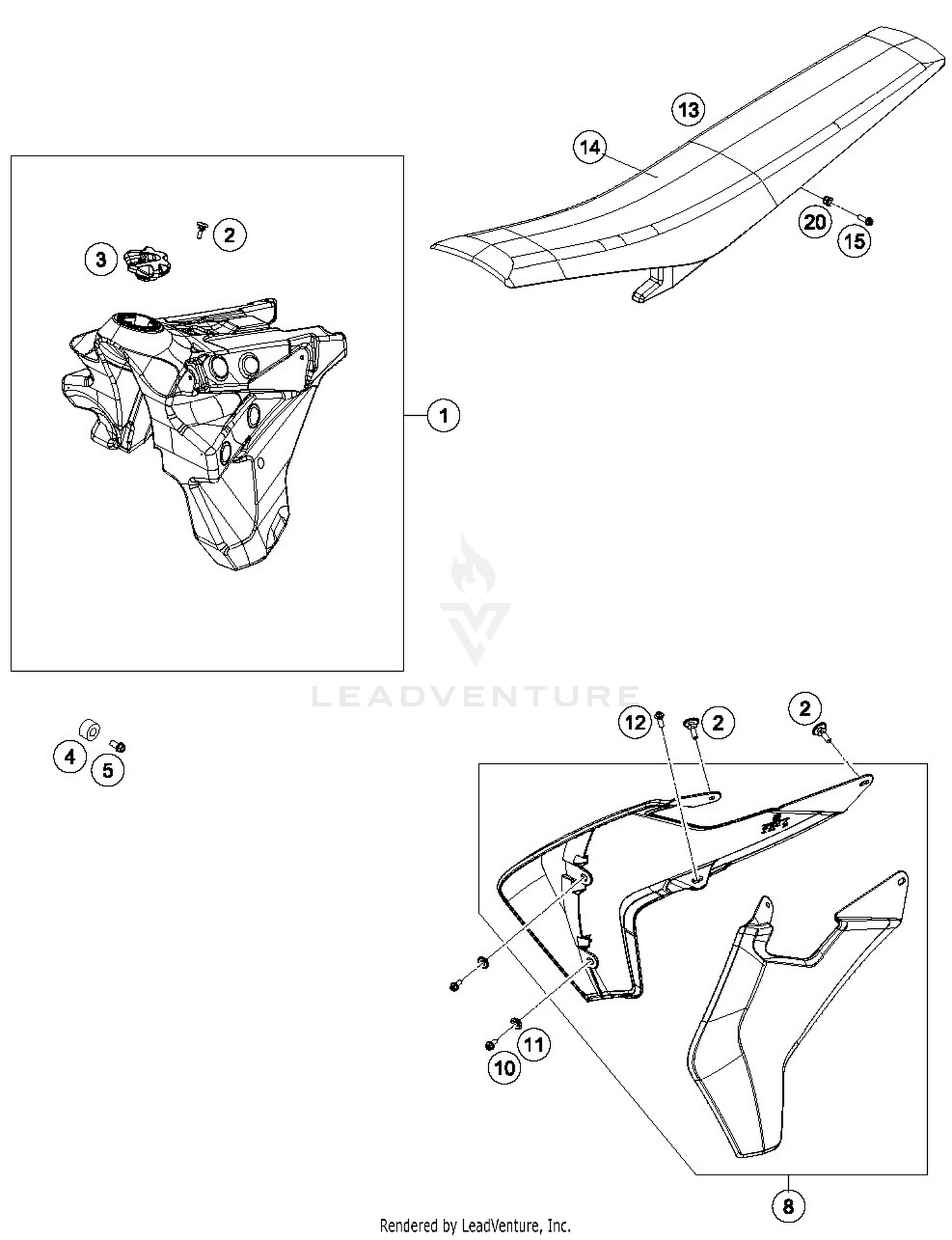 TANK, SEAT