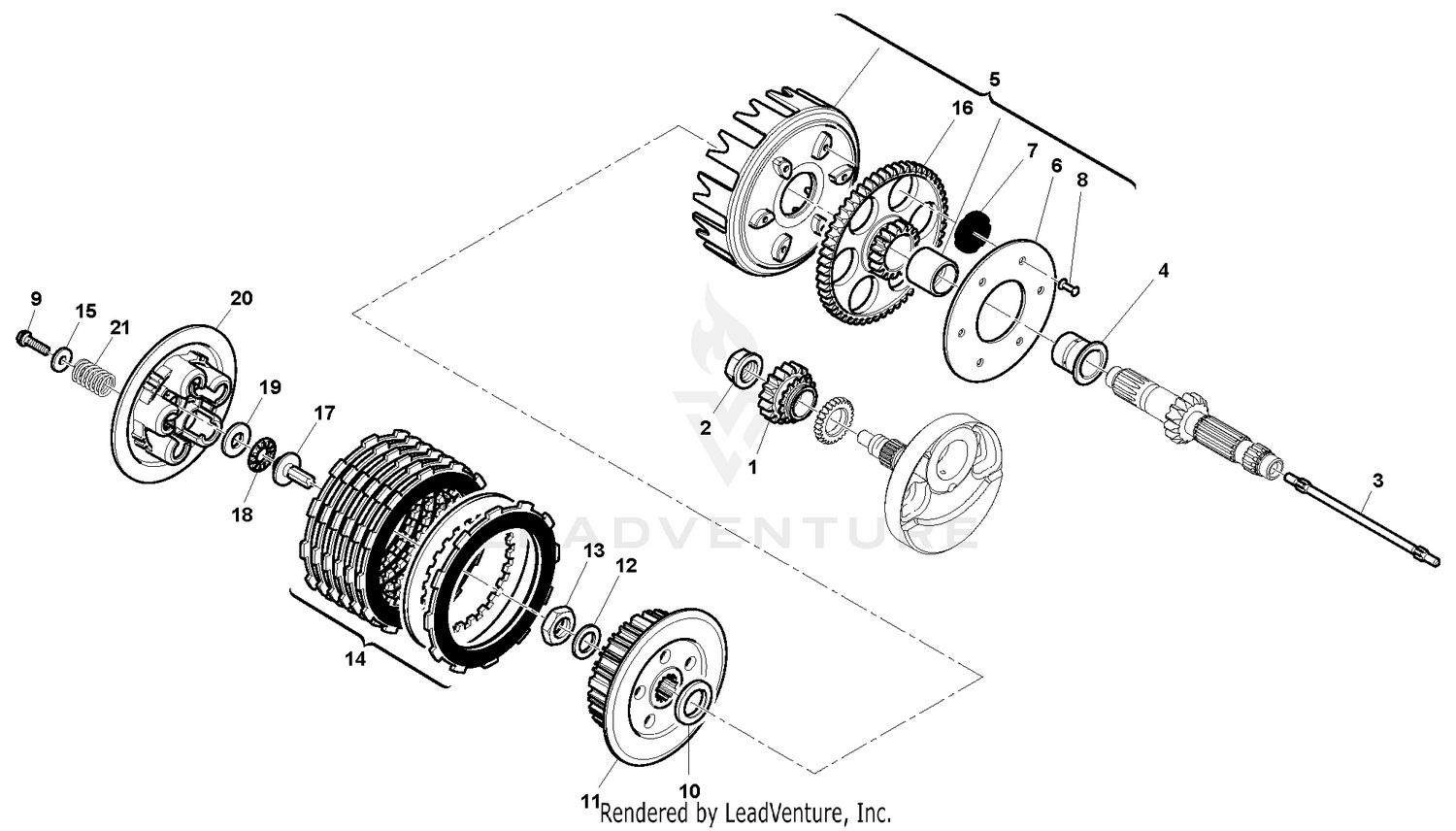 Primary Drive, Clutch