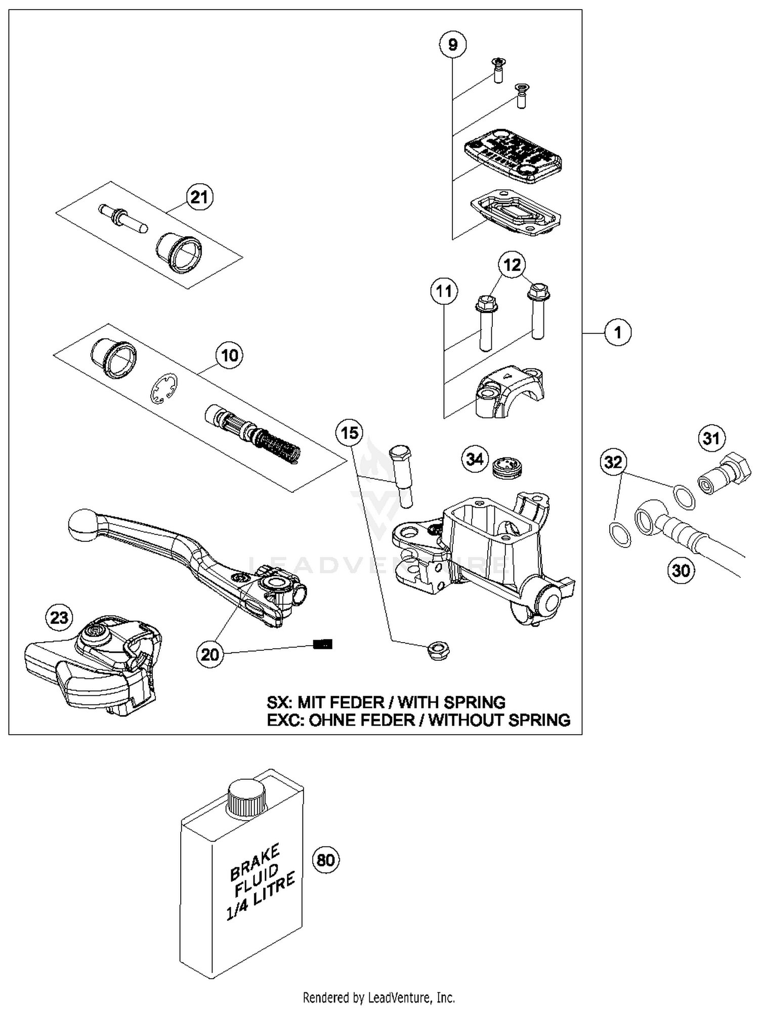Hand Brake Cylinder