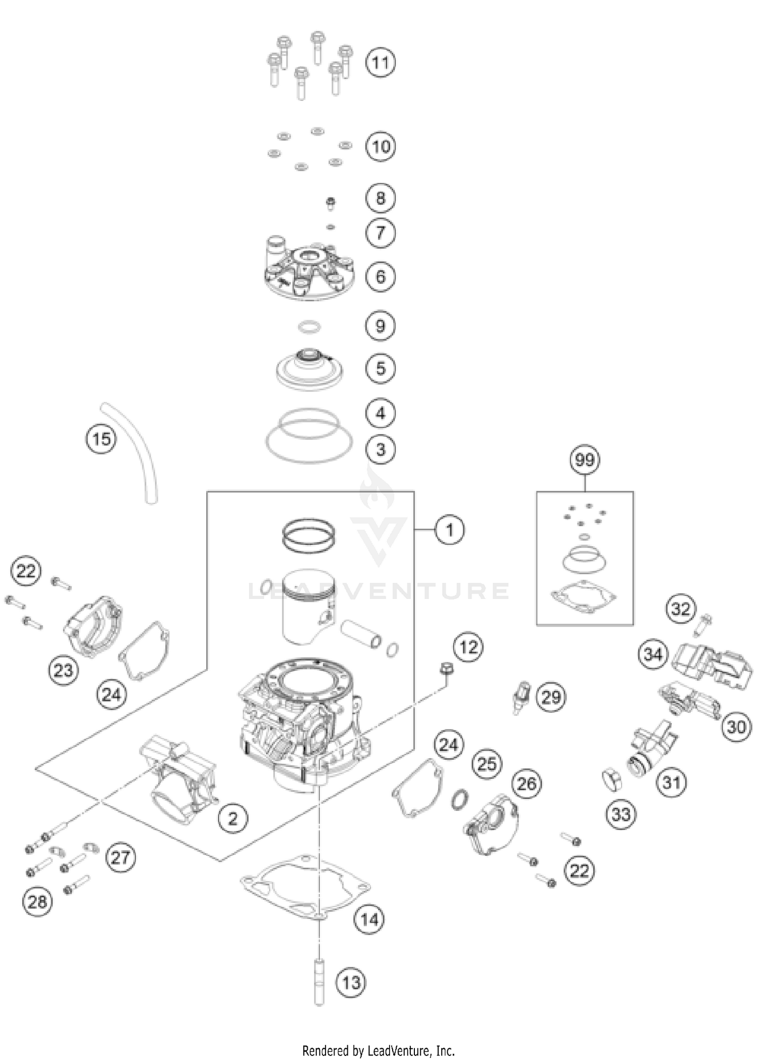 CYLINDER, CYLINDER HEAD