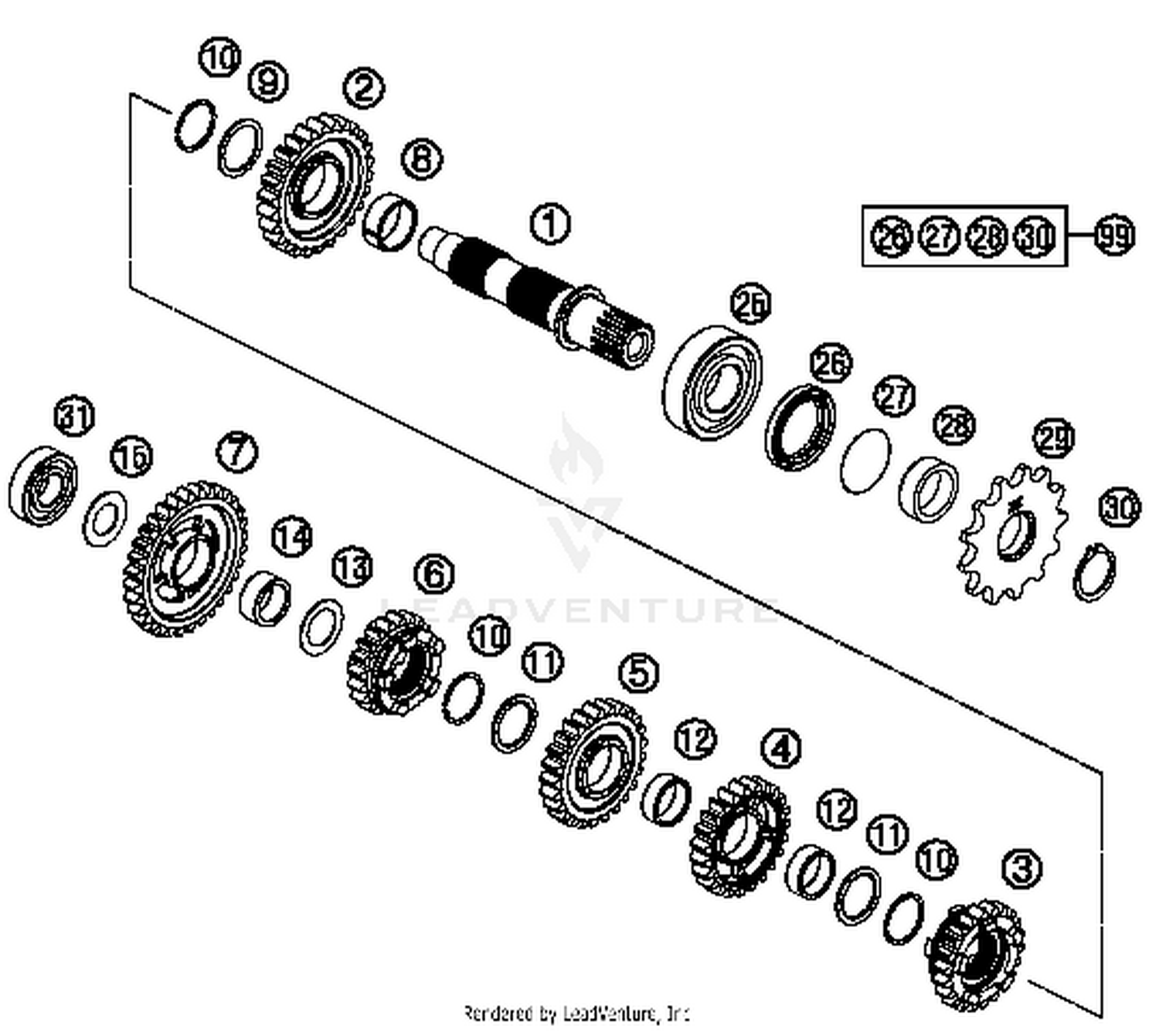 Transmission II - Countershaft
