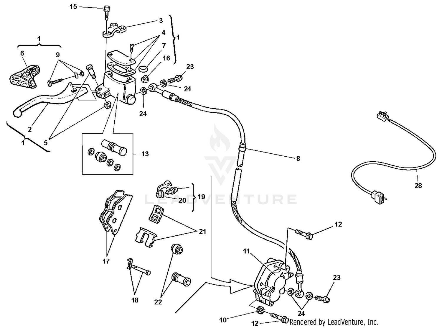 Front Hydraulic Brake