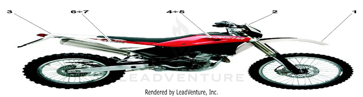 Transfer Colour Code G (White, Black, Red)