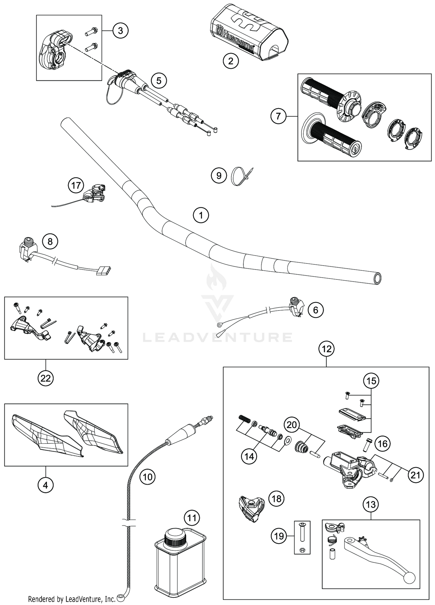 HANDLEBAR, CONTROLS