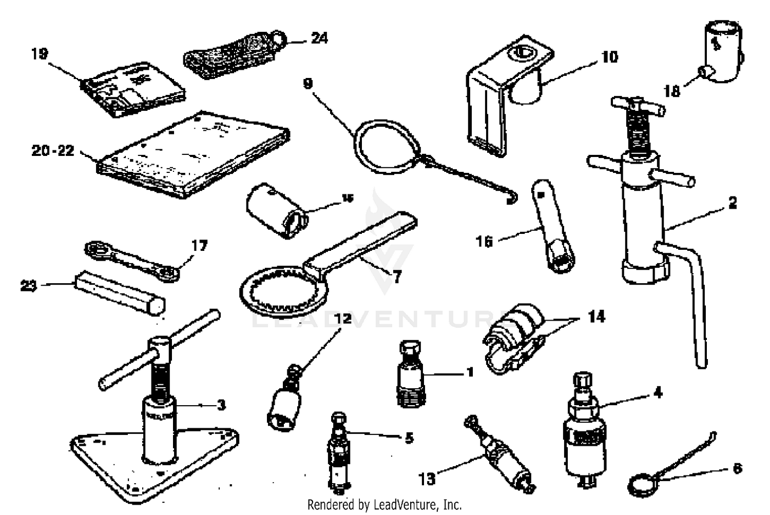 Service Tools, Manuals and Catalogs