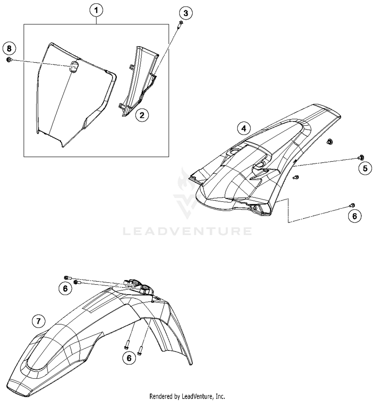 Mask, Fenders