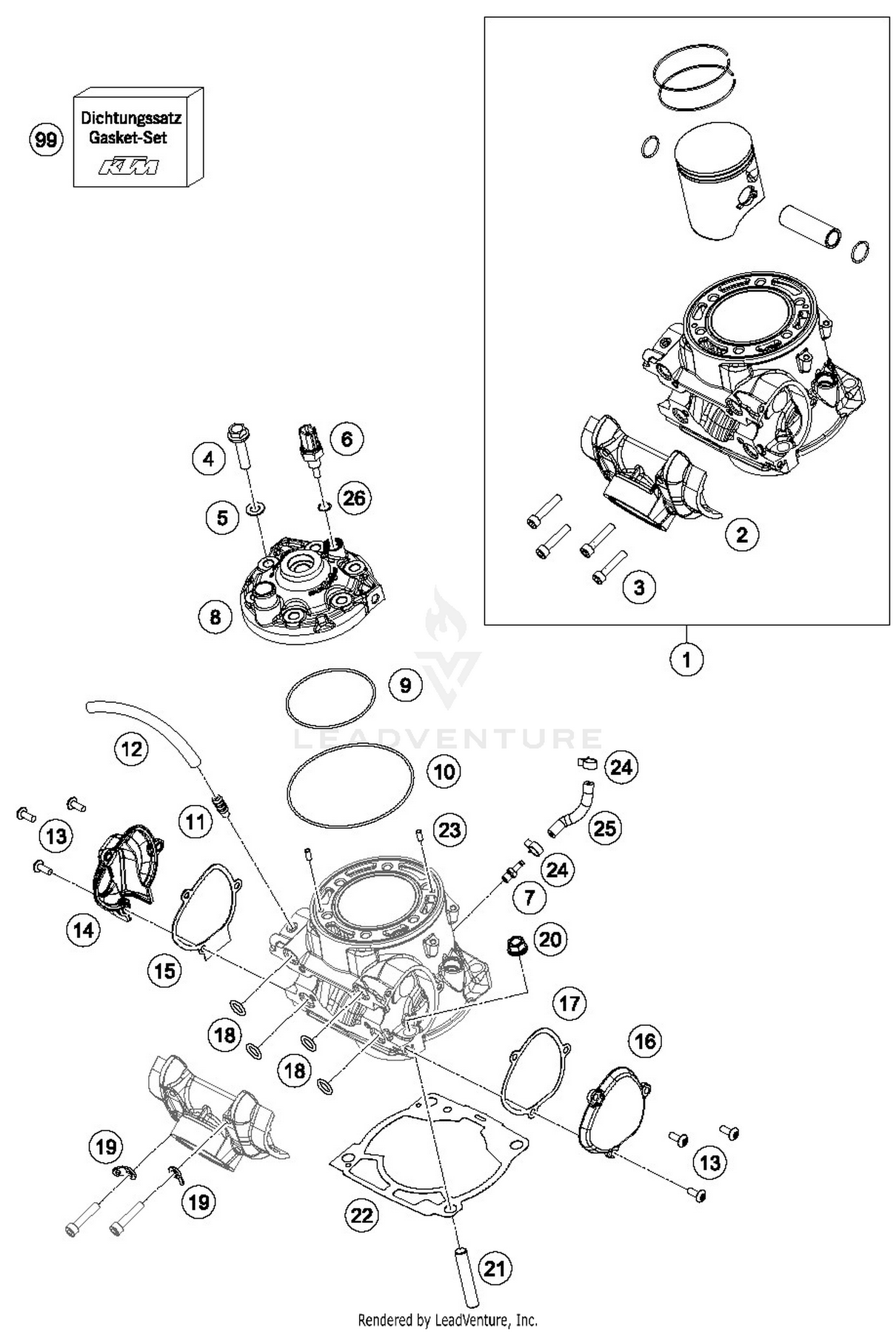 CYLINDER, CYLINDER HEAD