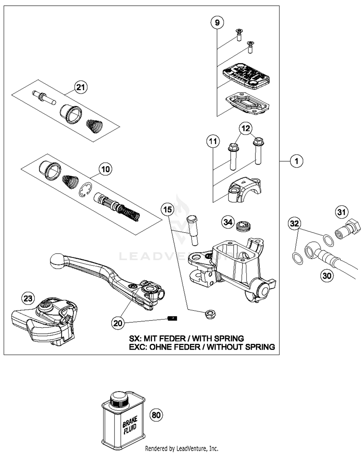 Hand Brake Cylinder