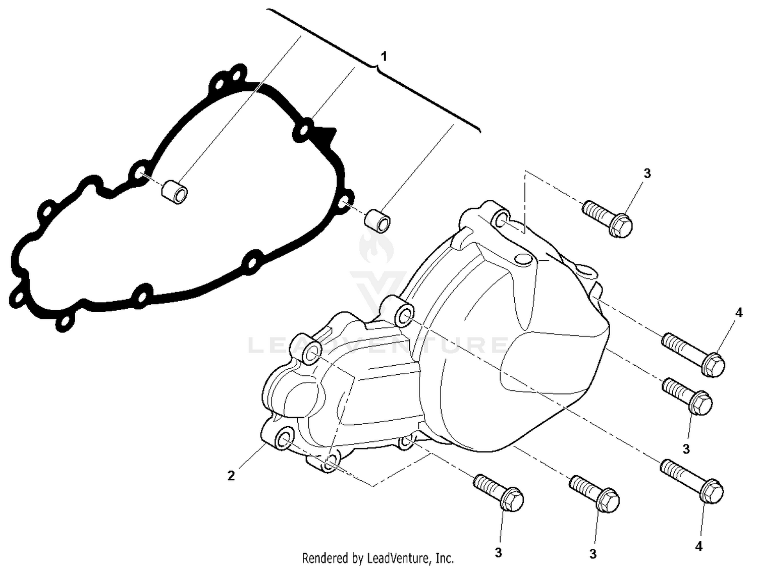 L.H. Half Crankcase Covers